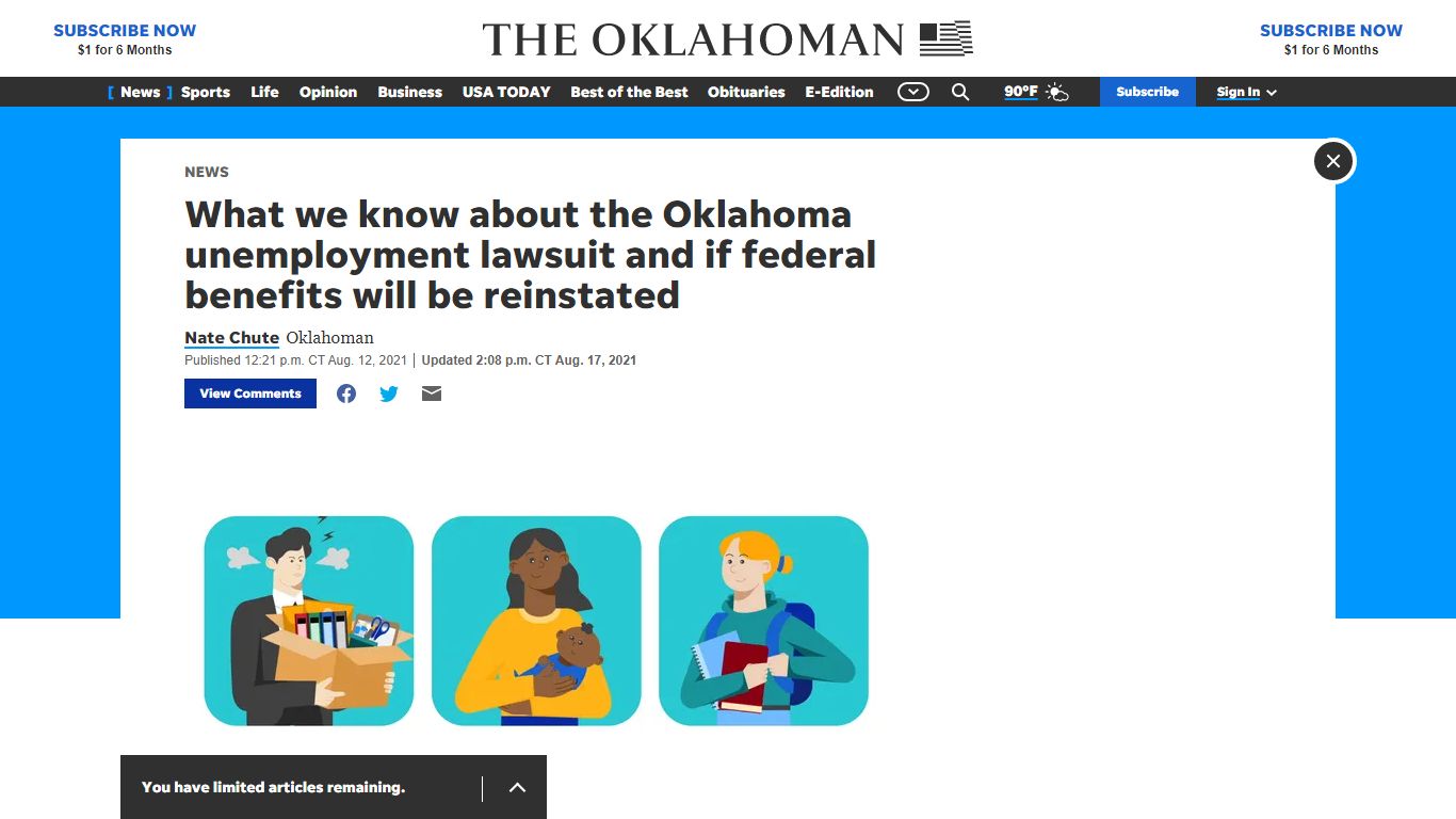 Oklahoma unemployment: Updates on lawsuit in Supreme Court, benefits