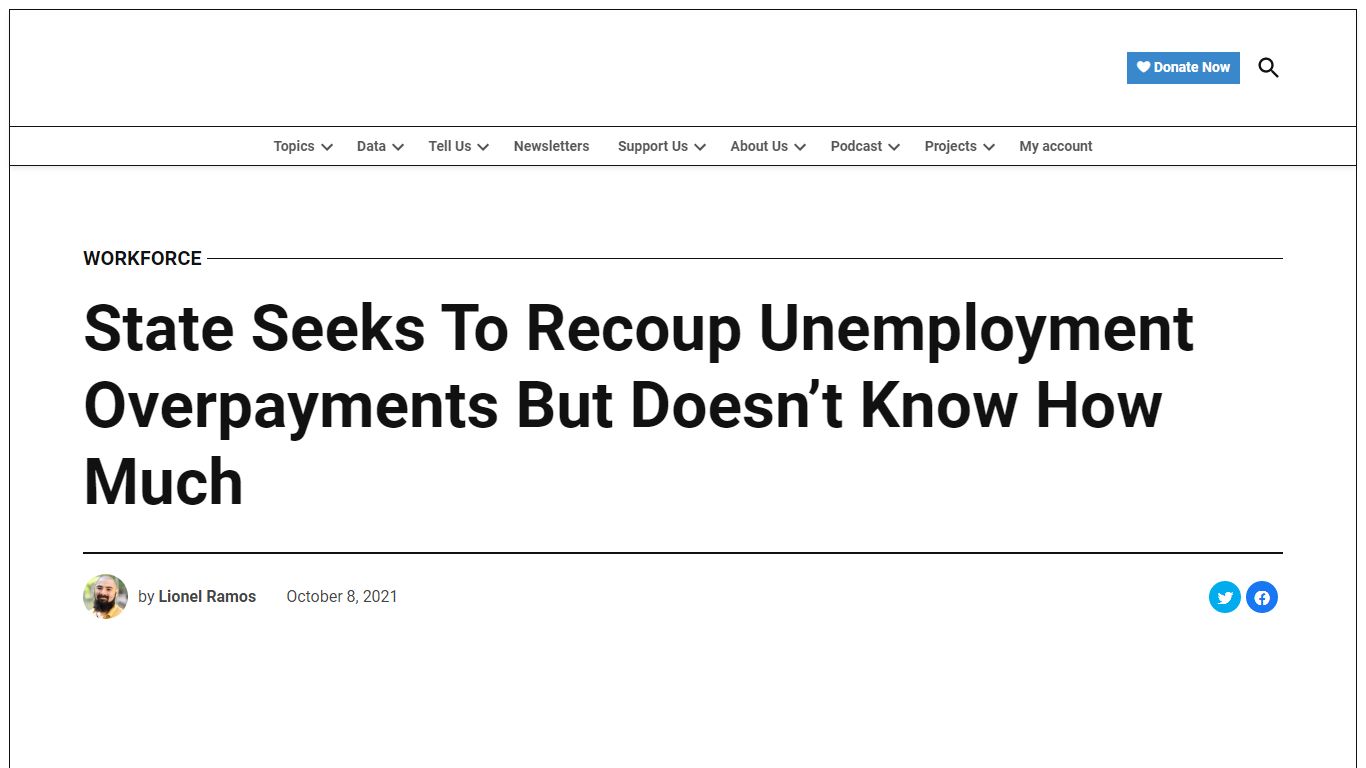 State Seeks To Recoup Unemployment Overpayments But ... - Oklahoma Watch